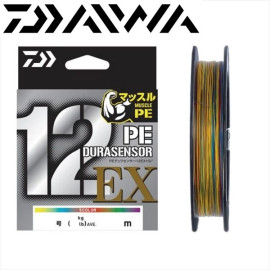 Шнур Daiwa UVF PE Dura Sensor X12 EX+Si3 5C размотка 200м разноцветный
